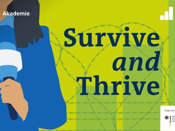 Survive and Thrive: The media viability podcast by DW Akademie I Episode 01 with Iryna Vidanava.